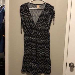 Black and white dress